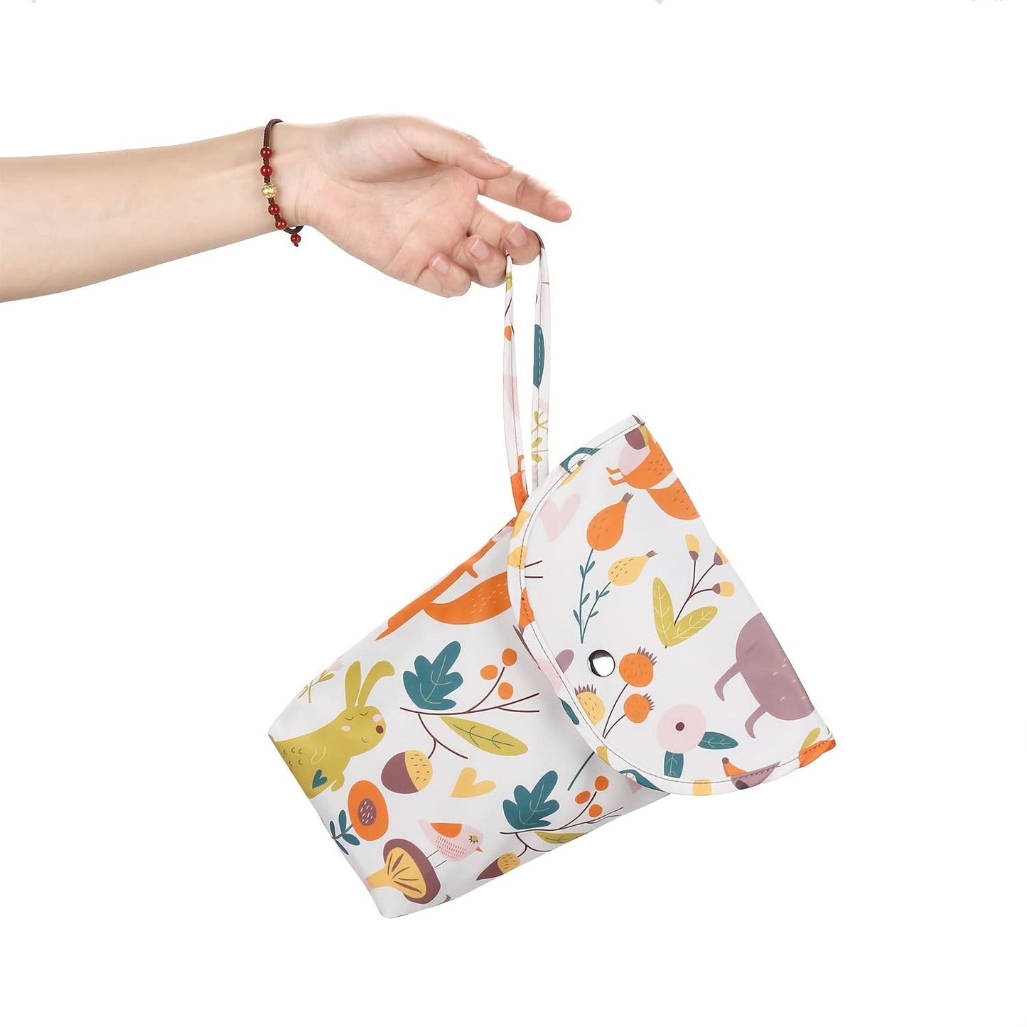 Portable Diaper Storage Bag – Durable Polyester Organizer for Diapers & Wet Wipes