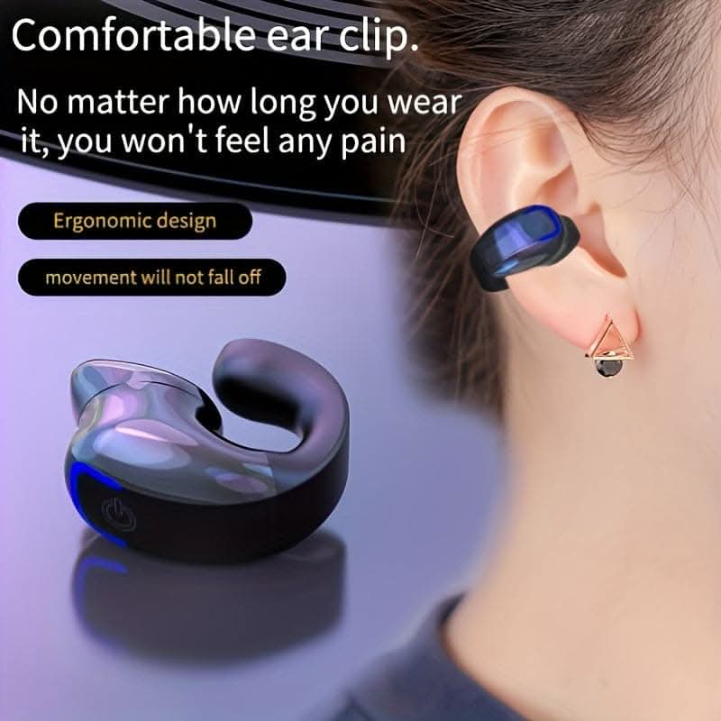 Wireless Bone Conduction Earphones – Open Design for Sports