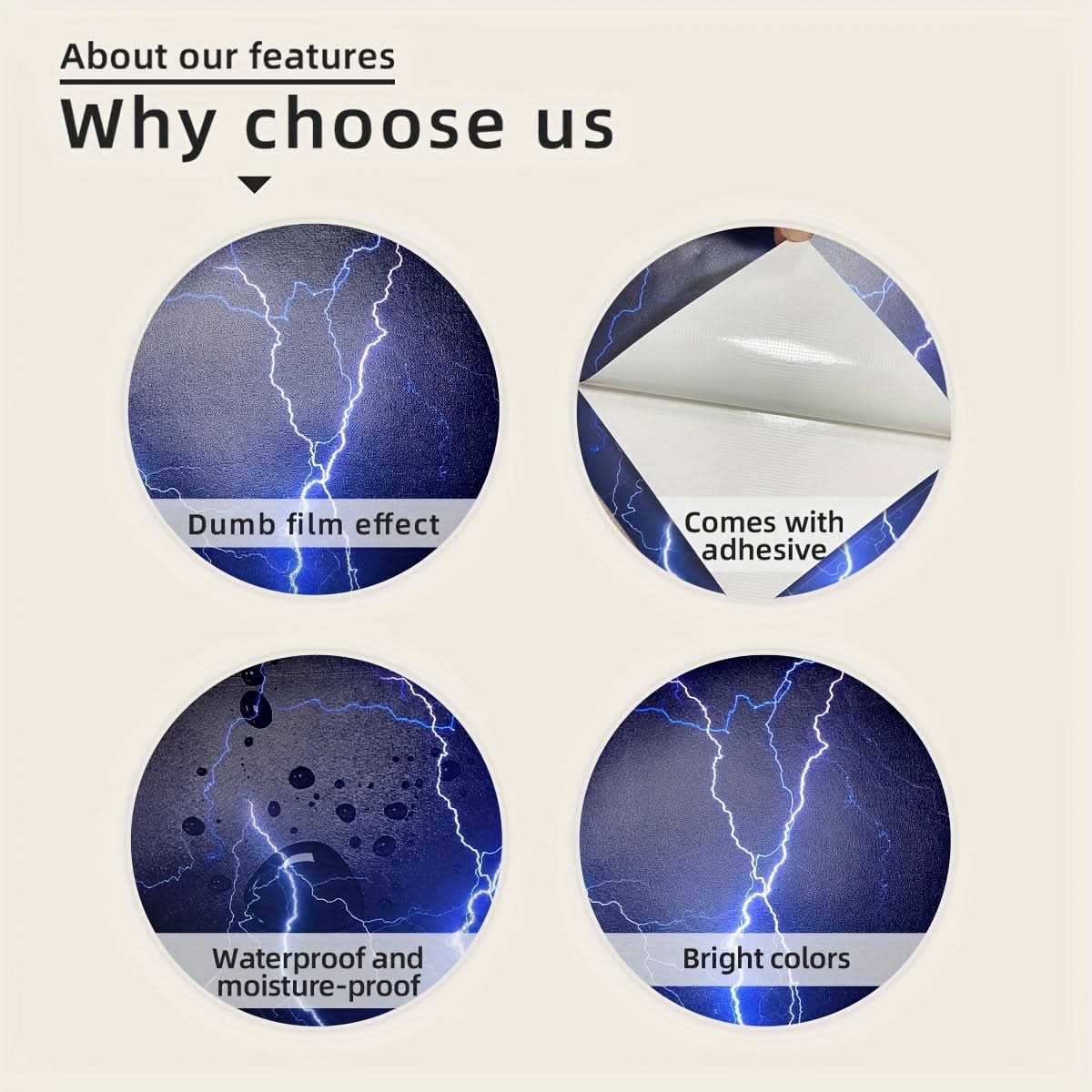 Blue Tech Pattern Touchpad Sticker - 5.5x3.5in
