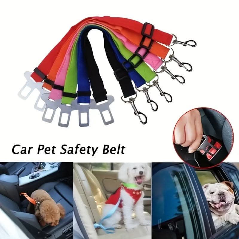 Adjustable Pet Safety Harness for Car Travel