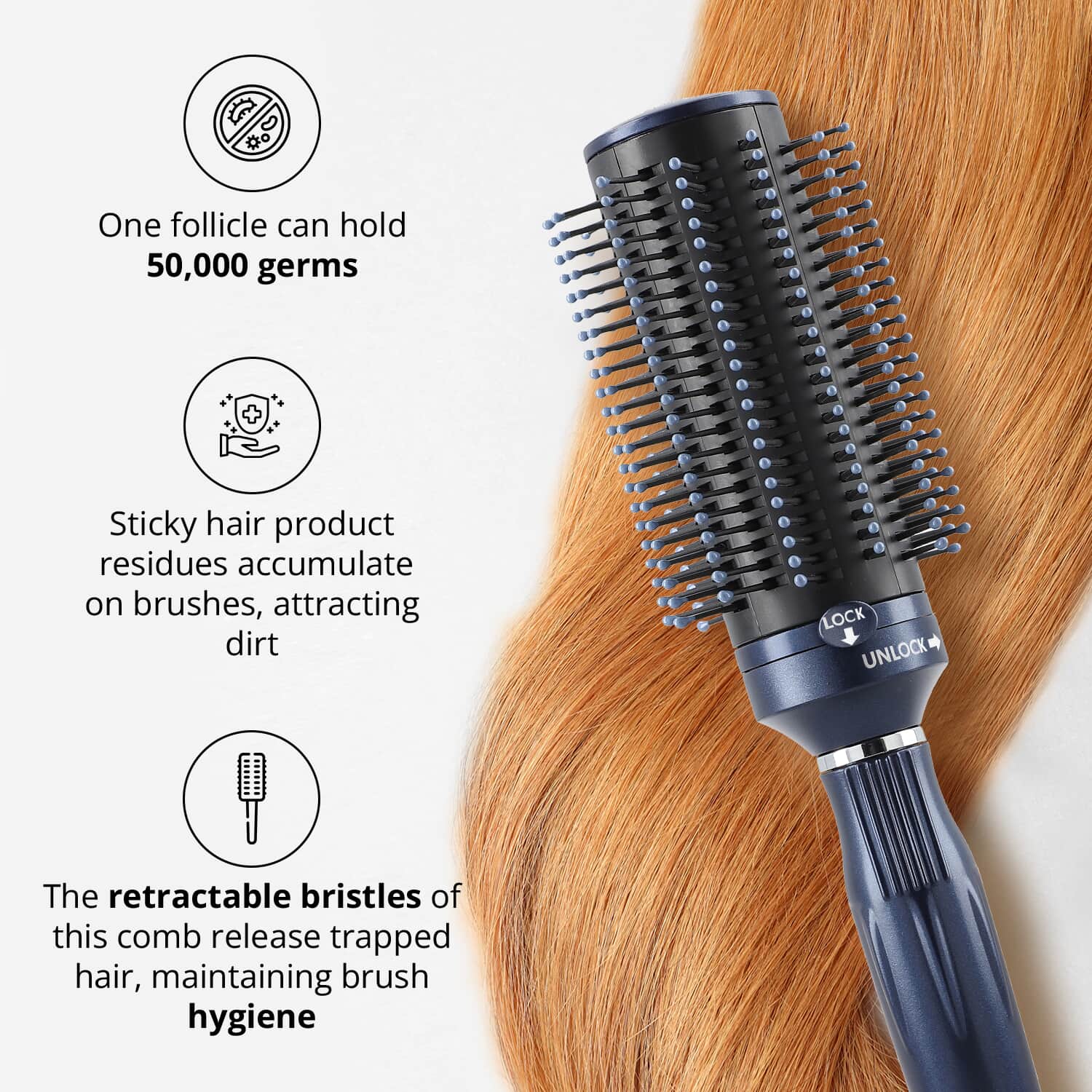 Multifunctional Curling & Straightening Hair Comb