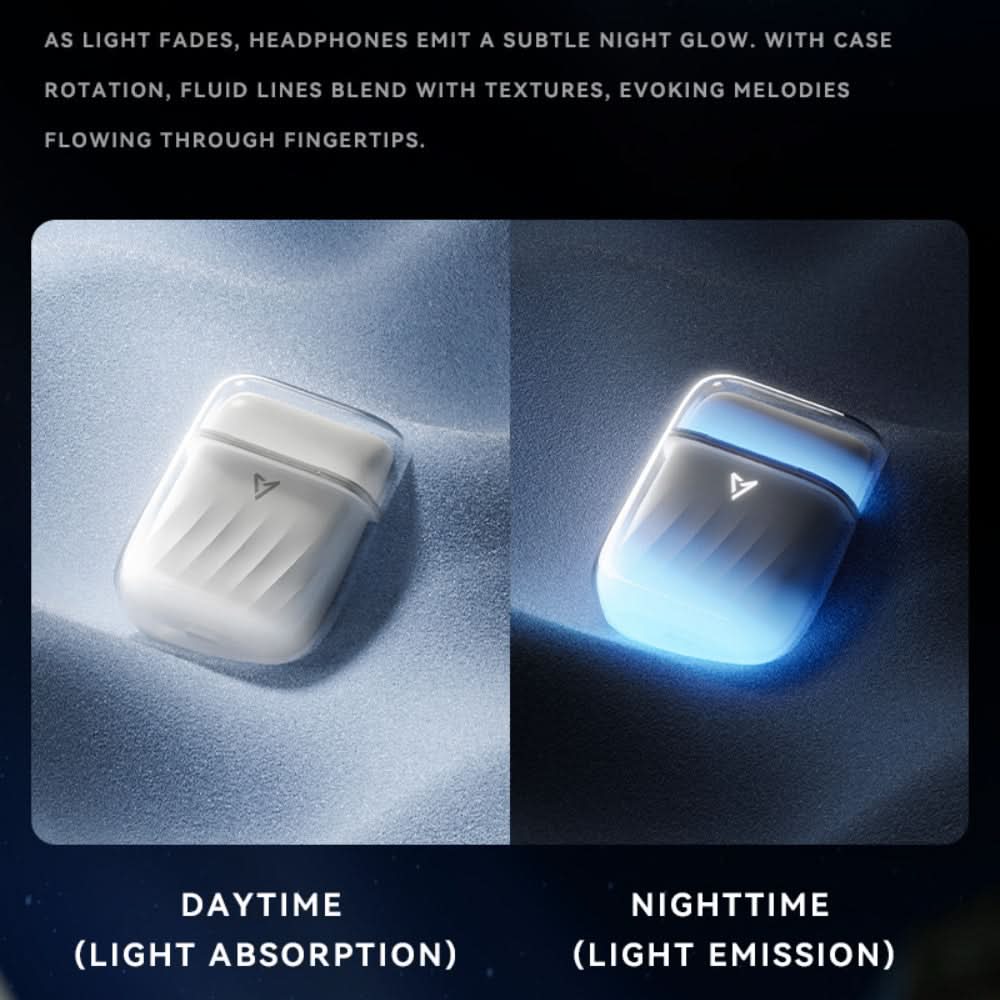 Luminous Quicksand Wireless Earbuds – Active Noise Cancellation, HiFi Sound