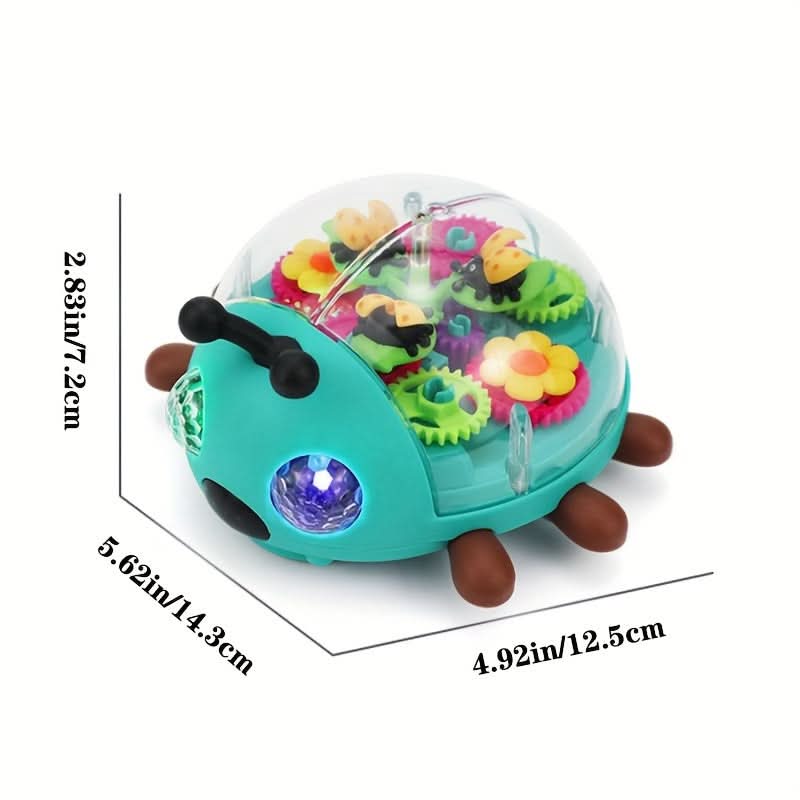 Vibrant Glow-in-the-Dark Beetle Toy Car – Music-Activated LED Lights