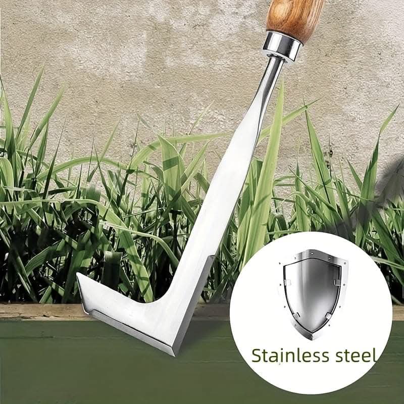Stainless Steel Crevice Weeding Tool for Easy Lawn Maintenance