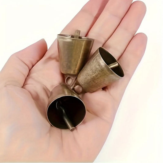 10-Piece Antique Bronze Dog Cowbells