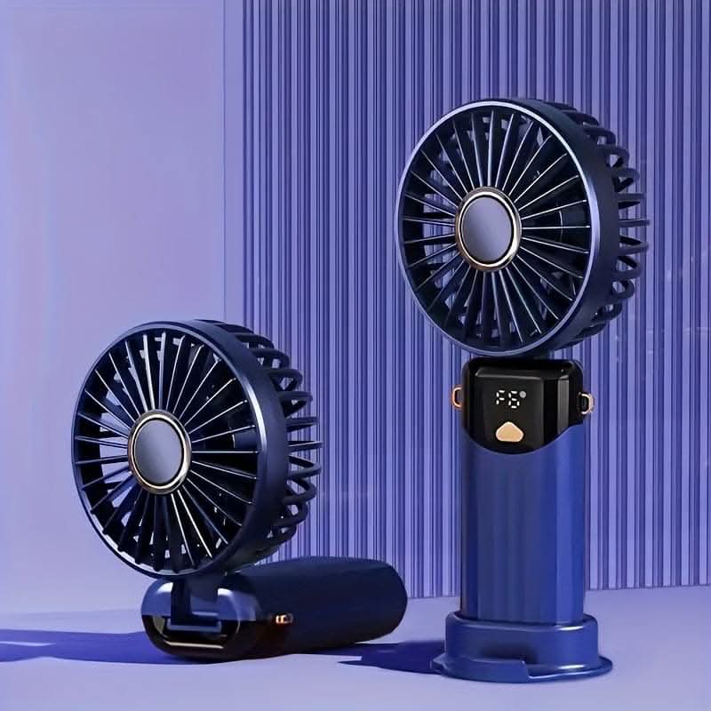 Portable Mini Fan with LED-USB Folding