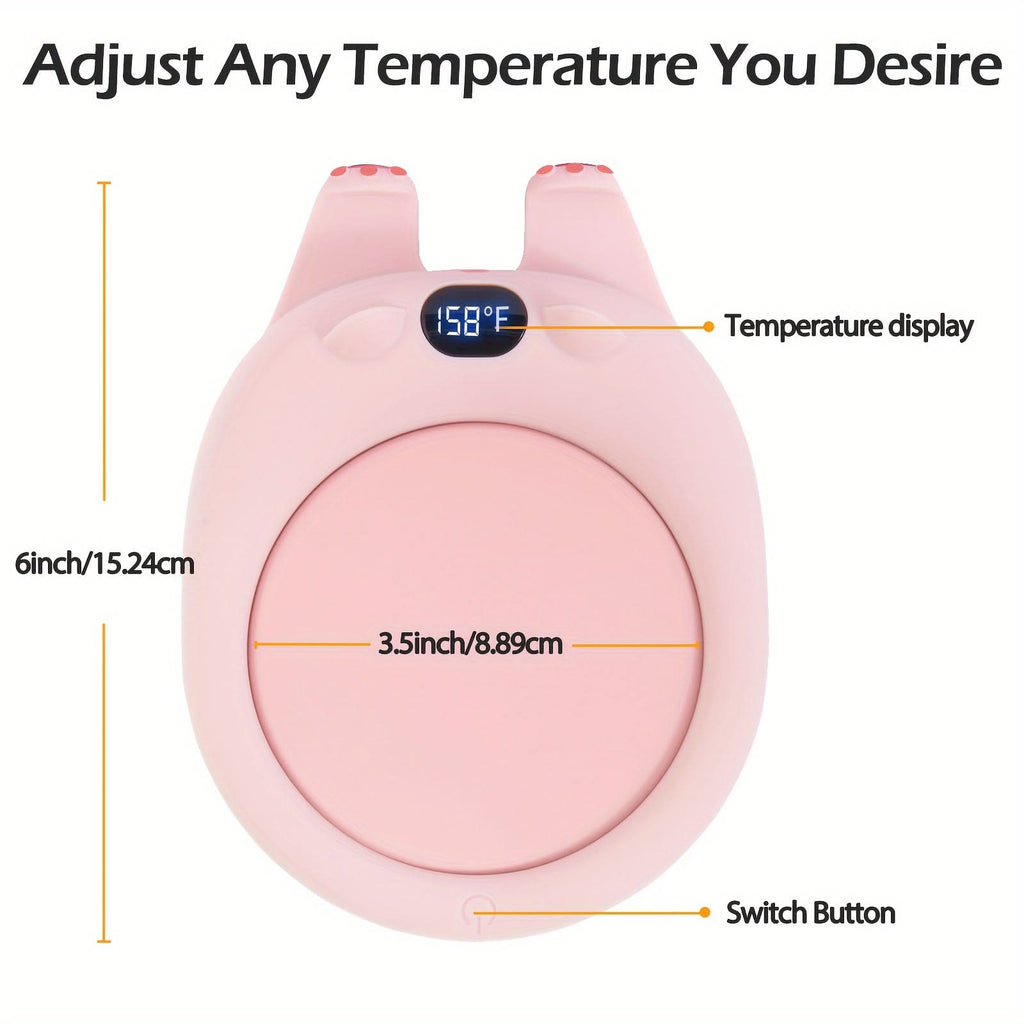 PUSEE Coffee Mug Warmer – Electric Beverage Warmer with 3 Temp Settings