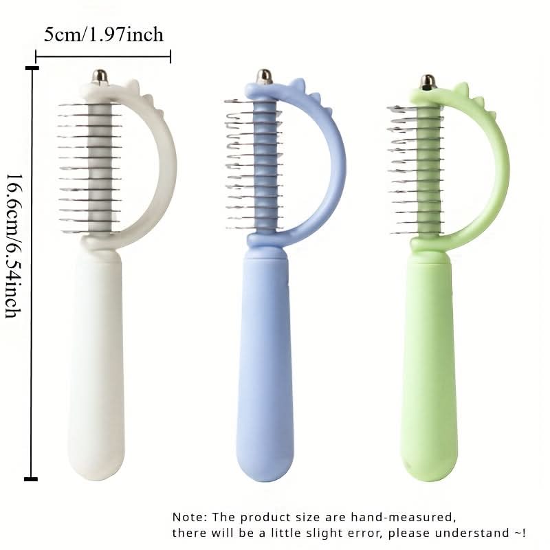 Stainless Steel Dual-Sided Grooming Comb
