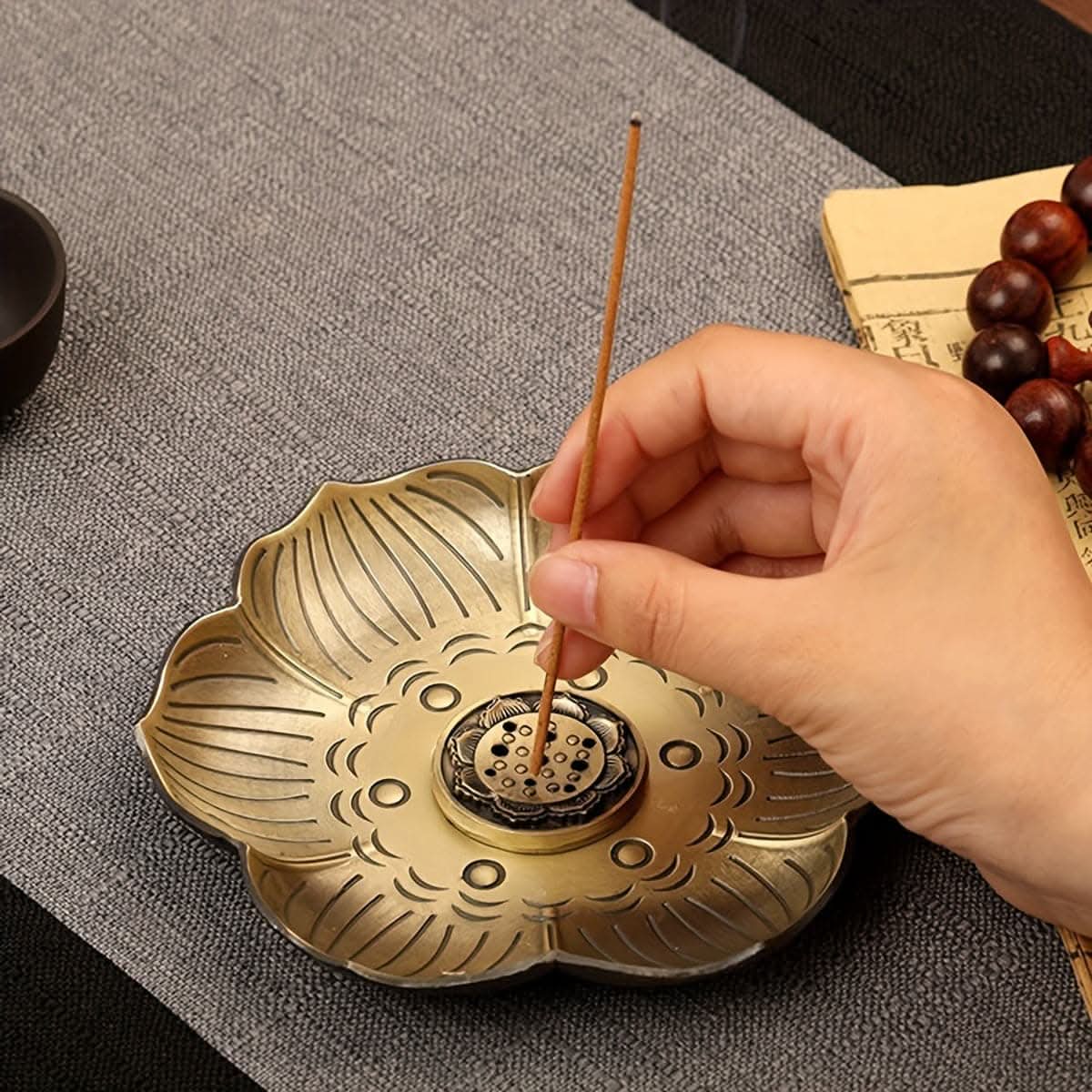 Elegant Plum Blossom Incense Holder
