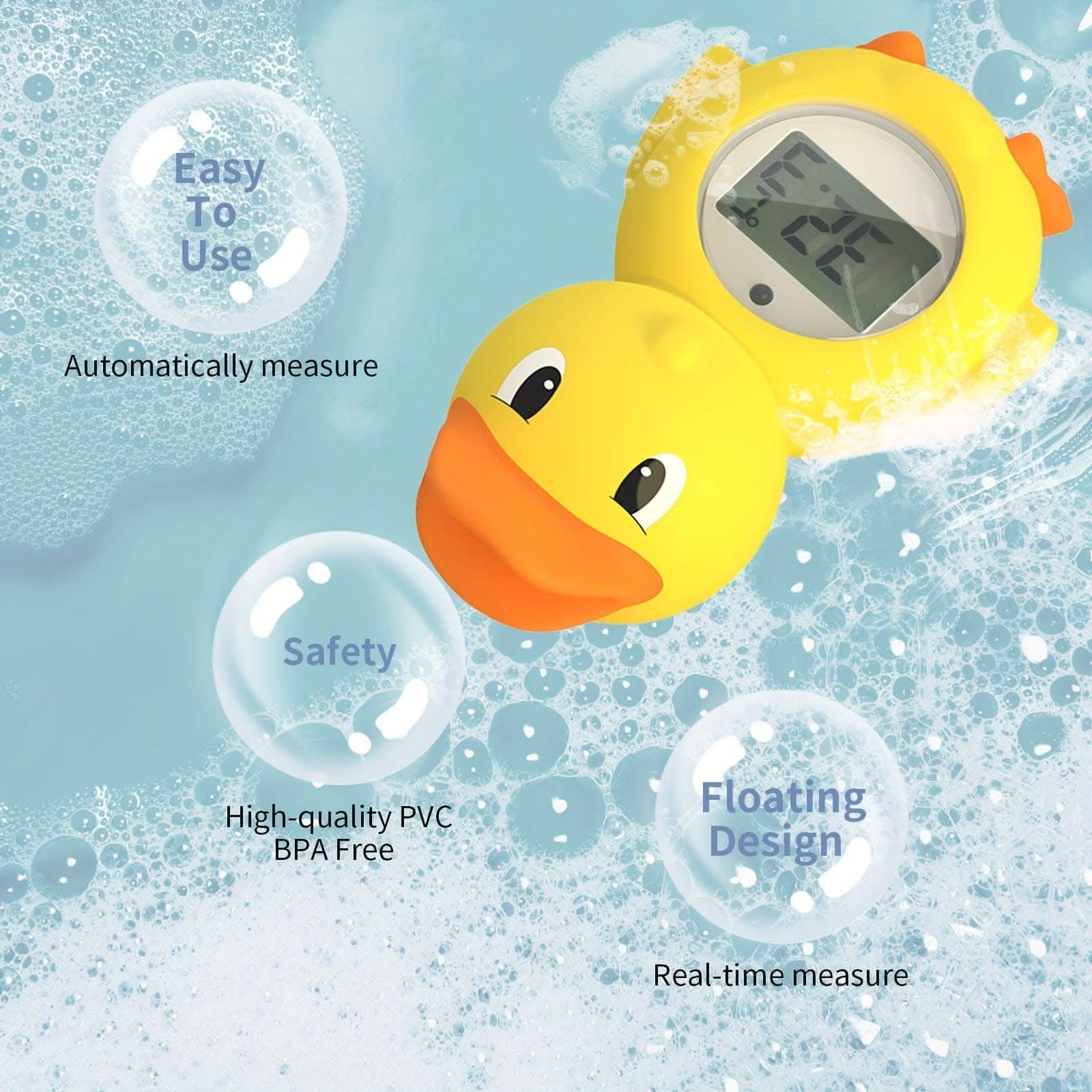 Cartoon Duck Baby Water & Room Thermometer