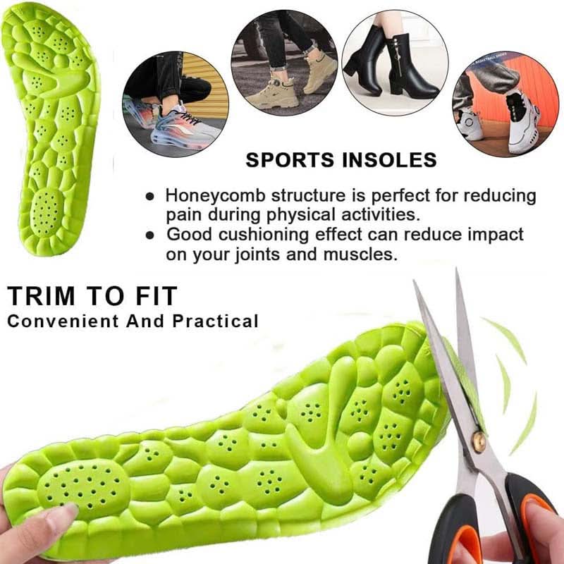 8-Pack Foam Insoles – Ultra-Soft, Sweat-Proof Cushioning
