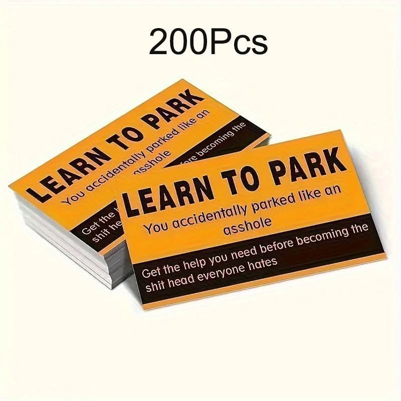 Parking Stickers – Humorous Irregular Decals | Novelty Car Warning Labels