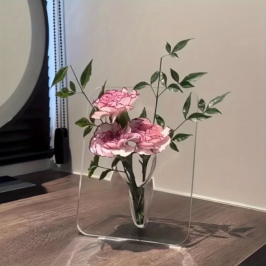 Art Deco Acrylic Resin Bud Vase for Home Decor