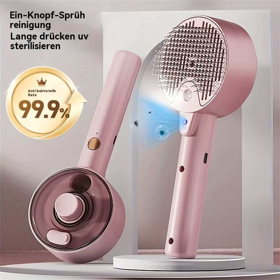 Dog Grooming Brush with Spray Sterilizer