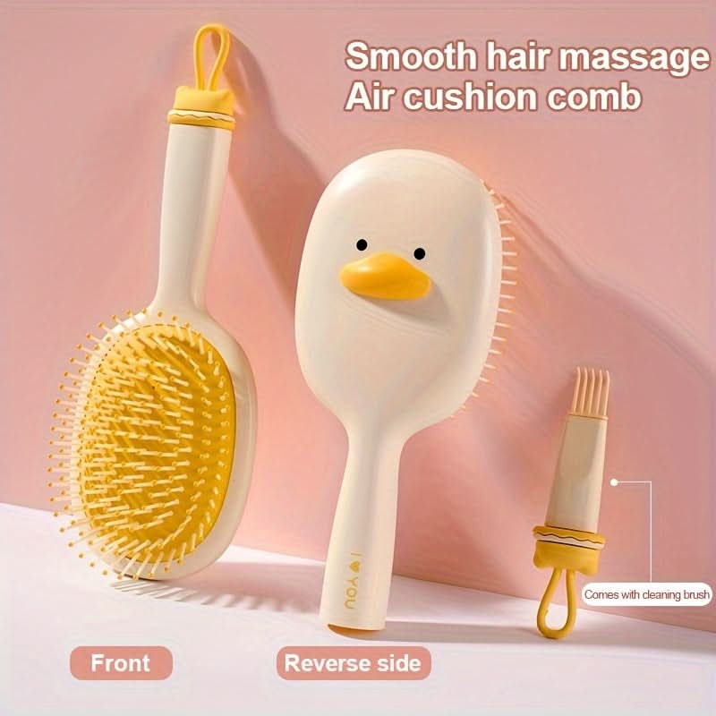 2pcs Cute Cartoon Scalp Massage Hairbrush