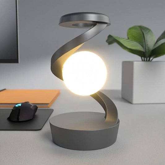 LED Desk Lamp with Motion Sensor & Wireless Charging