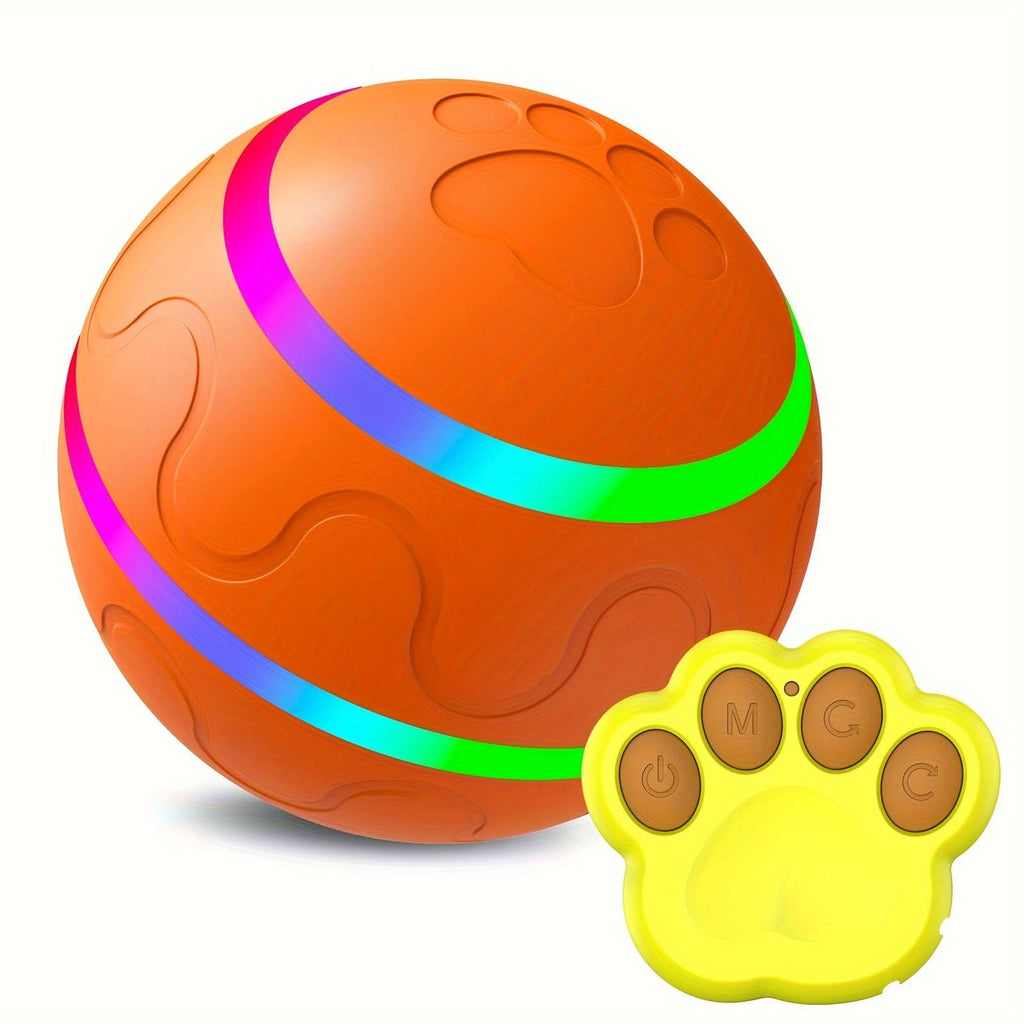 USB Rechargeable Interactive Pet Ball - Jumping & Rolling Modes