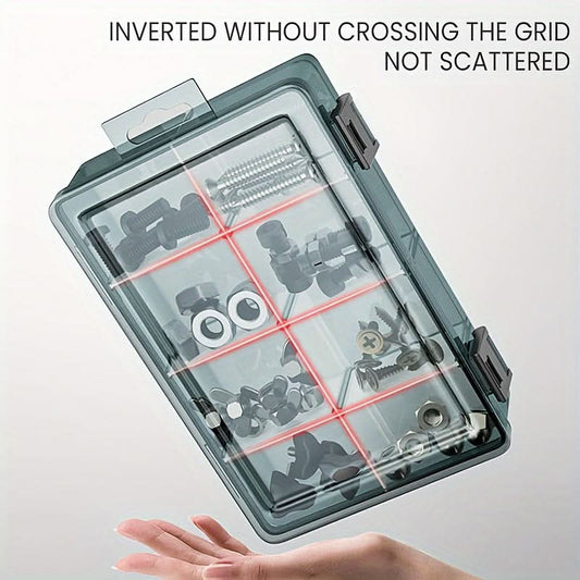Heavy-Duty Multi-Grid Tool Storage Box