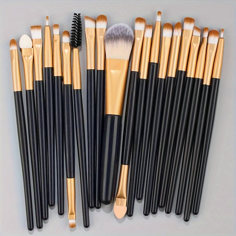 20Pc Makeup Brushes Set- Ideal For Makeup Beginners