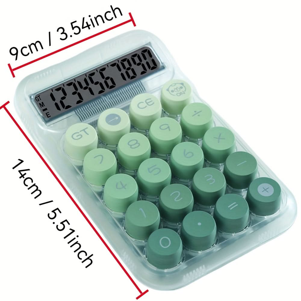 Chic Gradient 10-Digit Desktop Calculator – LED Screen