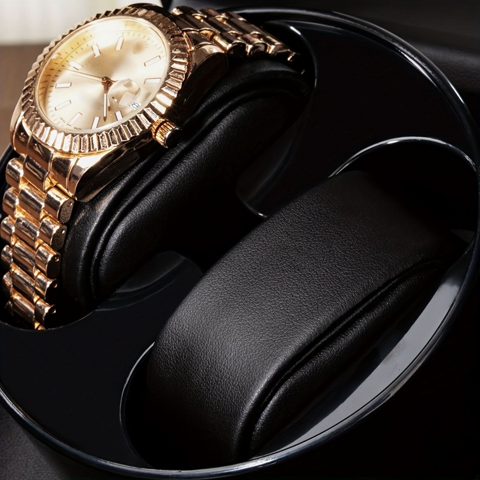 Double Automatic Watch Winder with USB Power