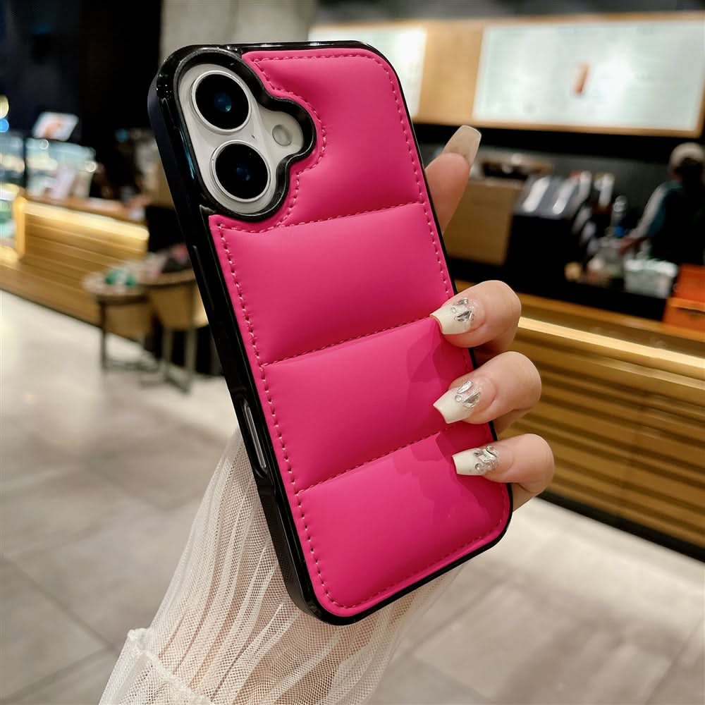 3D Down Jacket Silicone iPhone Case