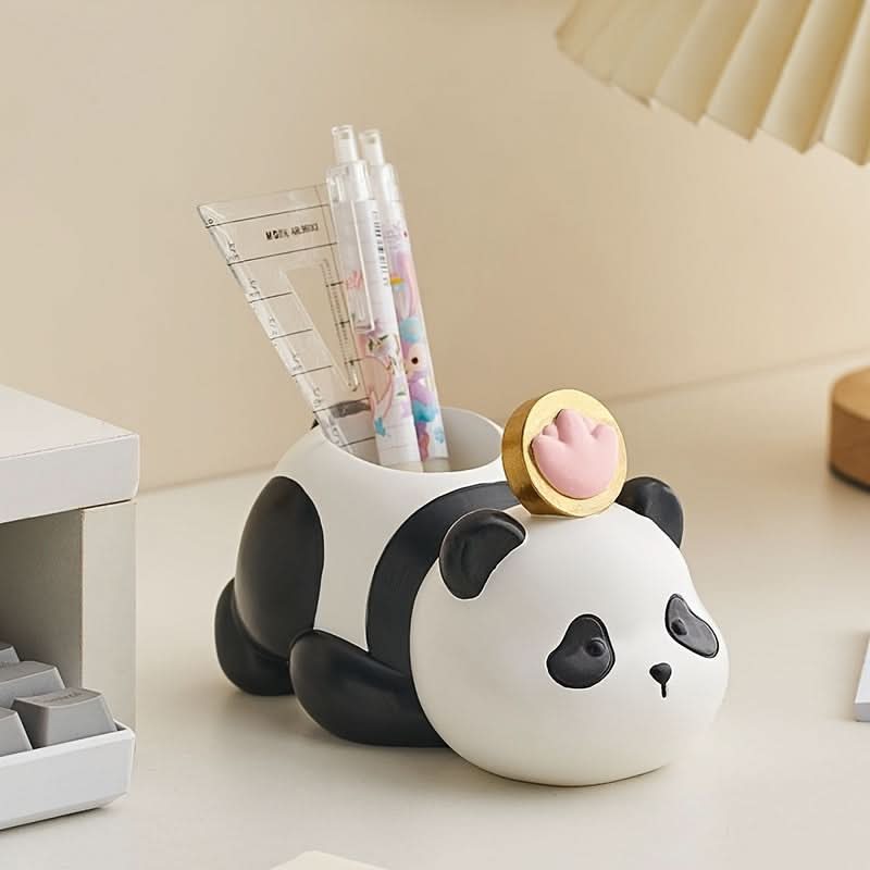 Resin Panda Desk Organizer