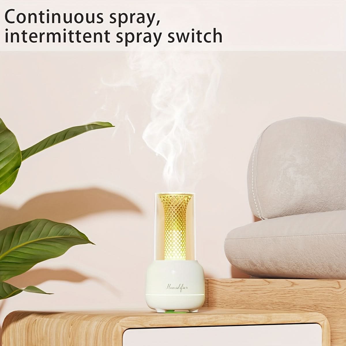 Ultrasonic Humidifier with LED Night Light