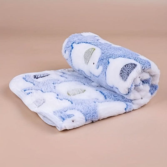 Cartoon Elephant Soft Pet Blanket for Cats & Dogs