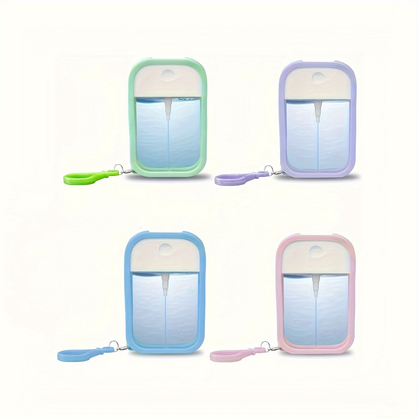 Card-Shaped Refillable Travel Spray Bottles