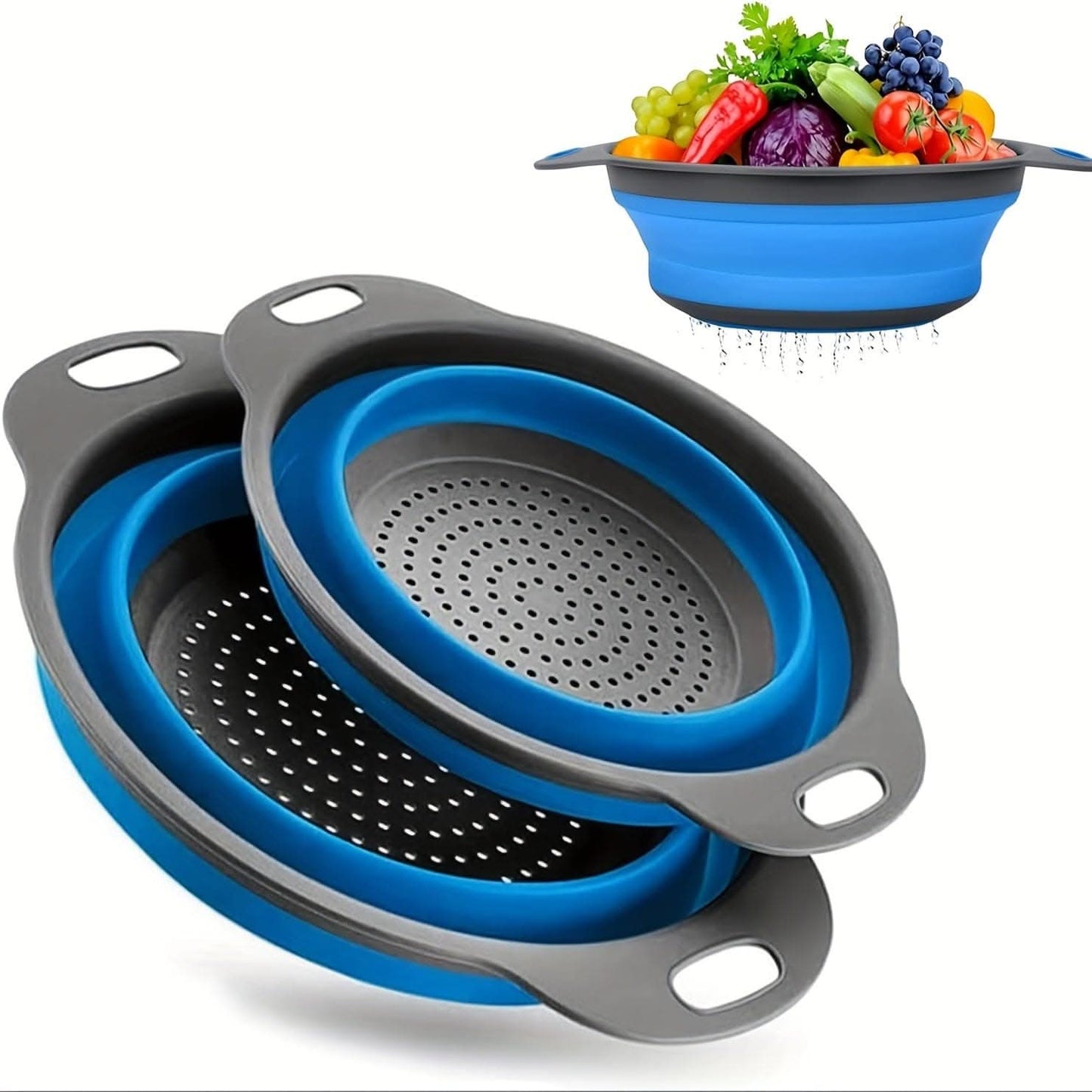 Foldable Silicone Kitchen Funnel Set