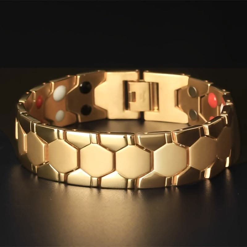4-in-1 Boho Alloy Titanium Steel Bracelet – Waterproof & Stylish