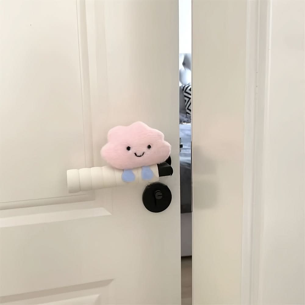 Anti-Static Cloud Door Handle Gloves – Cute Bedroom Door Protection Cover