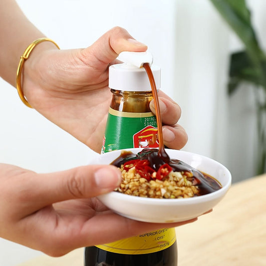 Oyster Sauce & Ketchup Bottle Squeezer Nozzle – ABS Pressure Pump Head