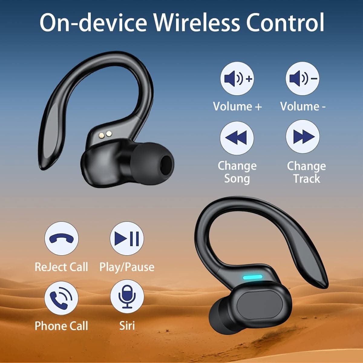 True Wireless Earbuds with Mic