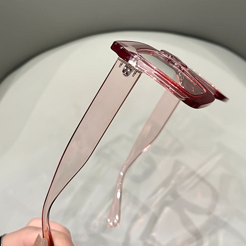 Oversized Stylish Large Square Frame Clear Lens Glasses – Fashionable Everyday Spectacles
