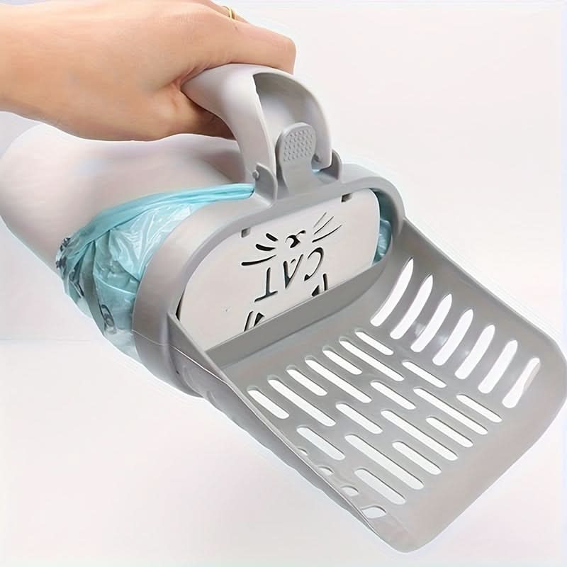Cat Litter Scoop with Bag Holder