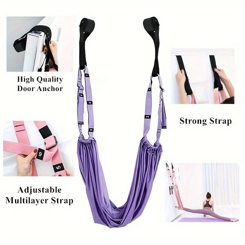Pro Flex Yoga Stretching Rope - Premium Fitness Training Band