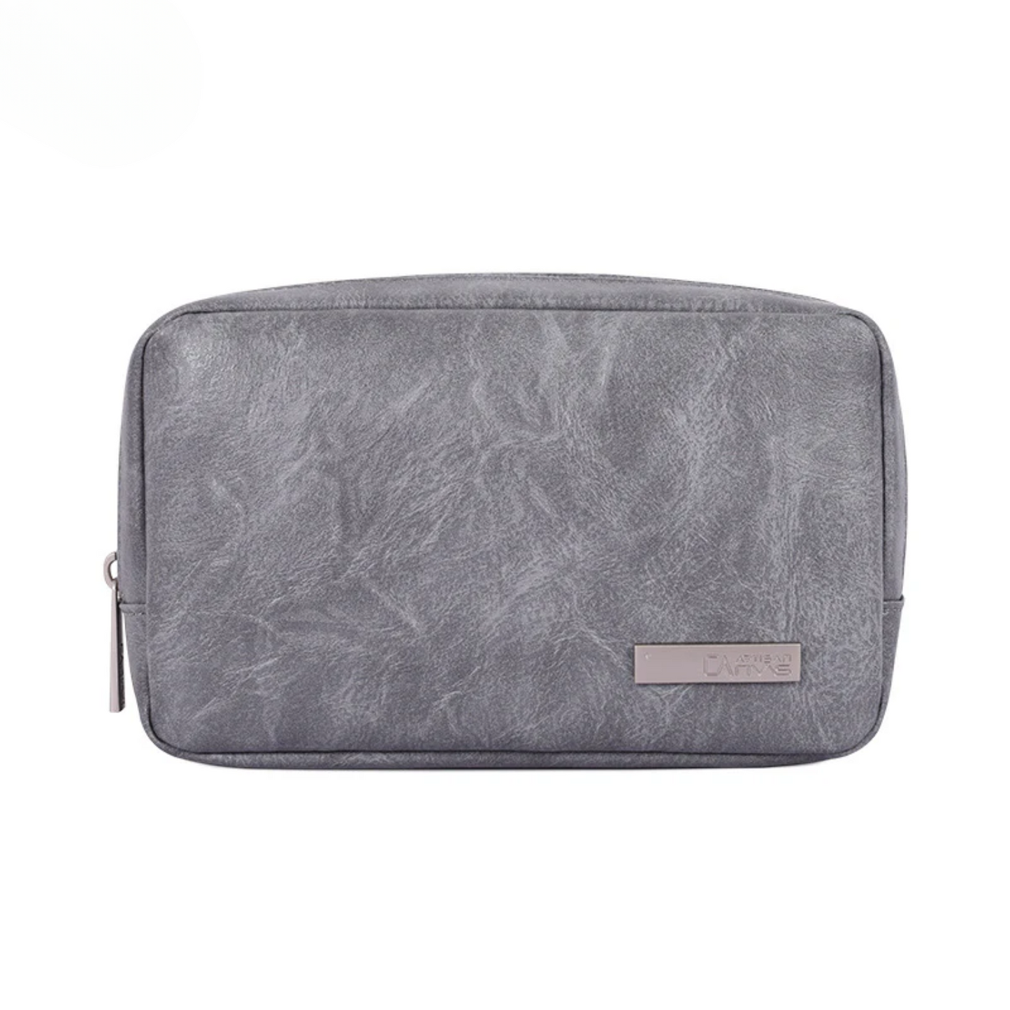 PU Leather Data Cable Organizer – Compact Storage Bag for Charge & Power Bank