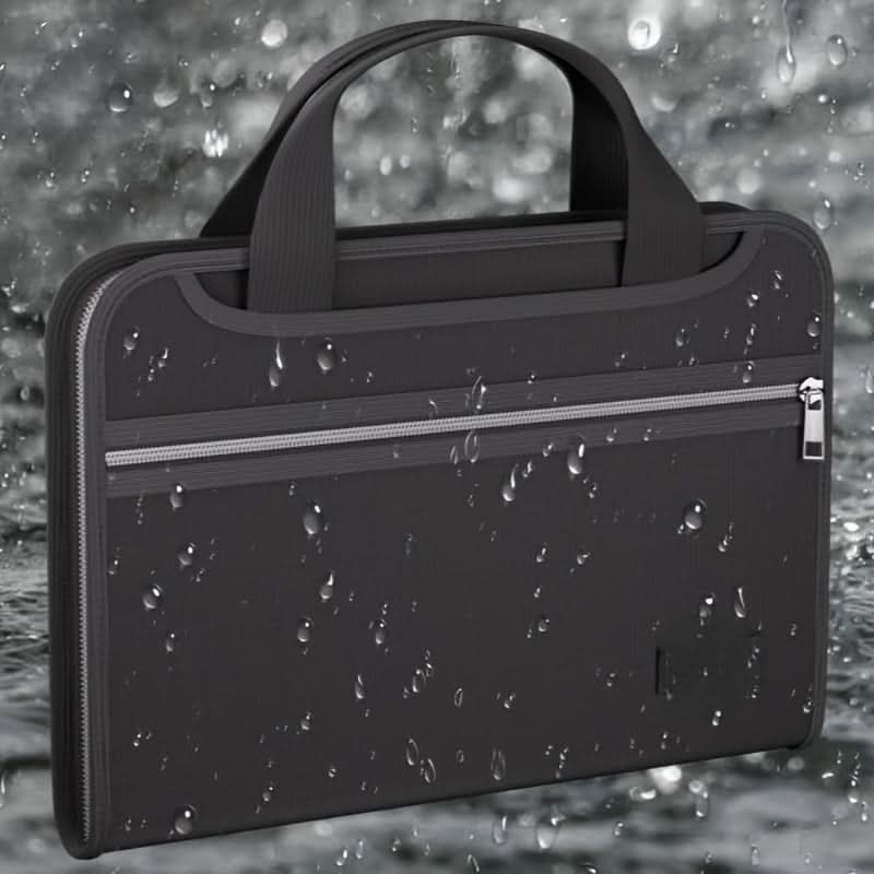 Fireproof Waterproof Accordion File Organizer, Heat-Resistant Document Case