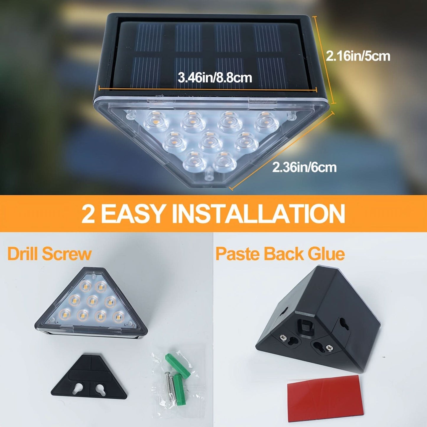 Solar Waterproof LED Step Lights