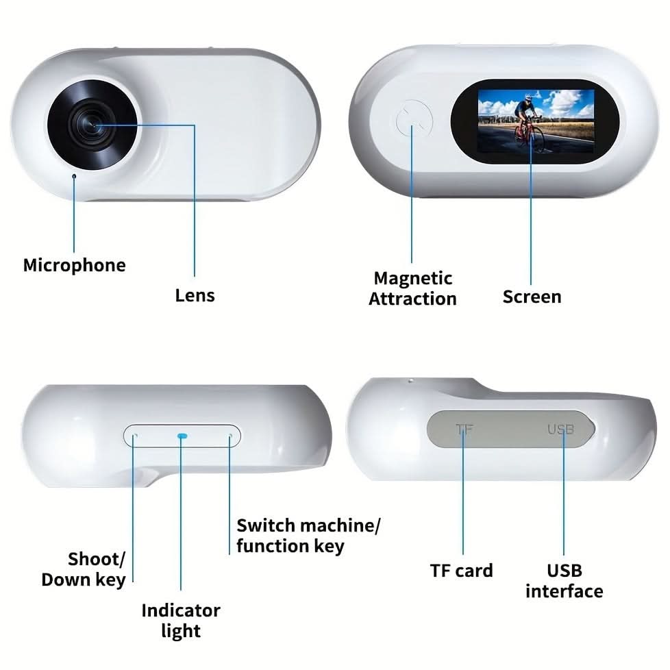 360° Rotating Magnetic HD Pet Camera