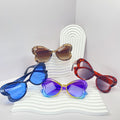 4pcs Butterfly Frame Gradient Sunglasses for Men & Women - Square, Colorful, Fashionable