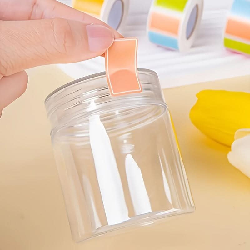 1500 Colored Self-Adhesive Label Stickers Roll