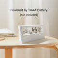 Transparent Digital Desk Clock – Modern LED Alarm Clock