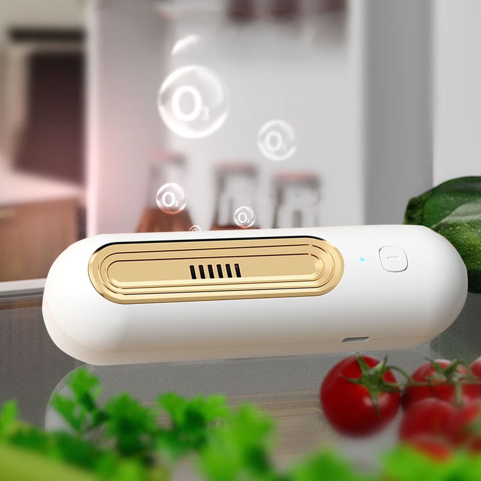 Refrigerator Deodorizer – Ozone Air Purifier for Odor Removal, Food Preservation & Fresh Storage