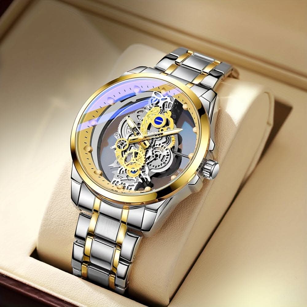 TPW Elegant Men's Quartz Watch – Durable Steel Strap
