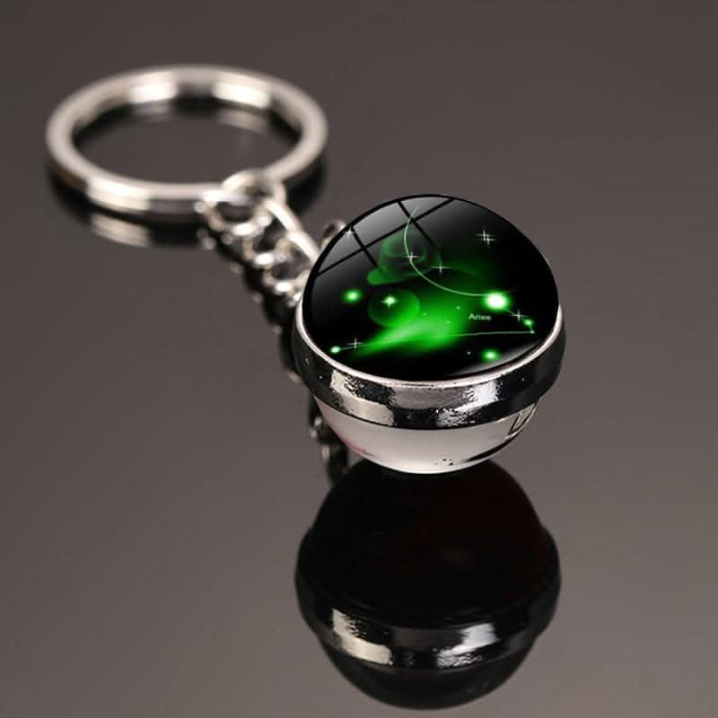 12 Constellations Luminous Car Keychain Pendant