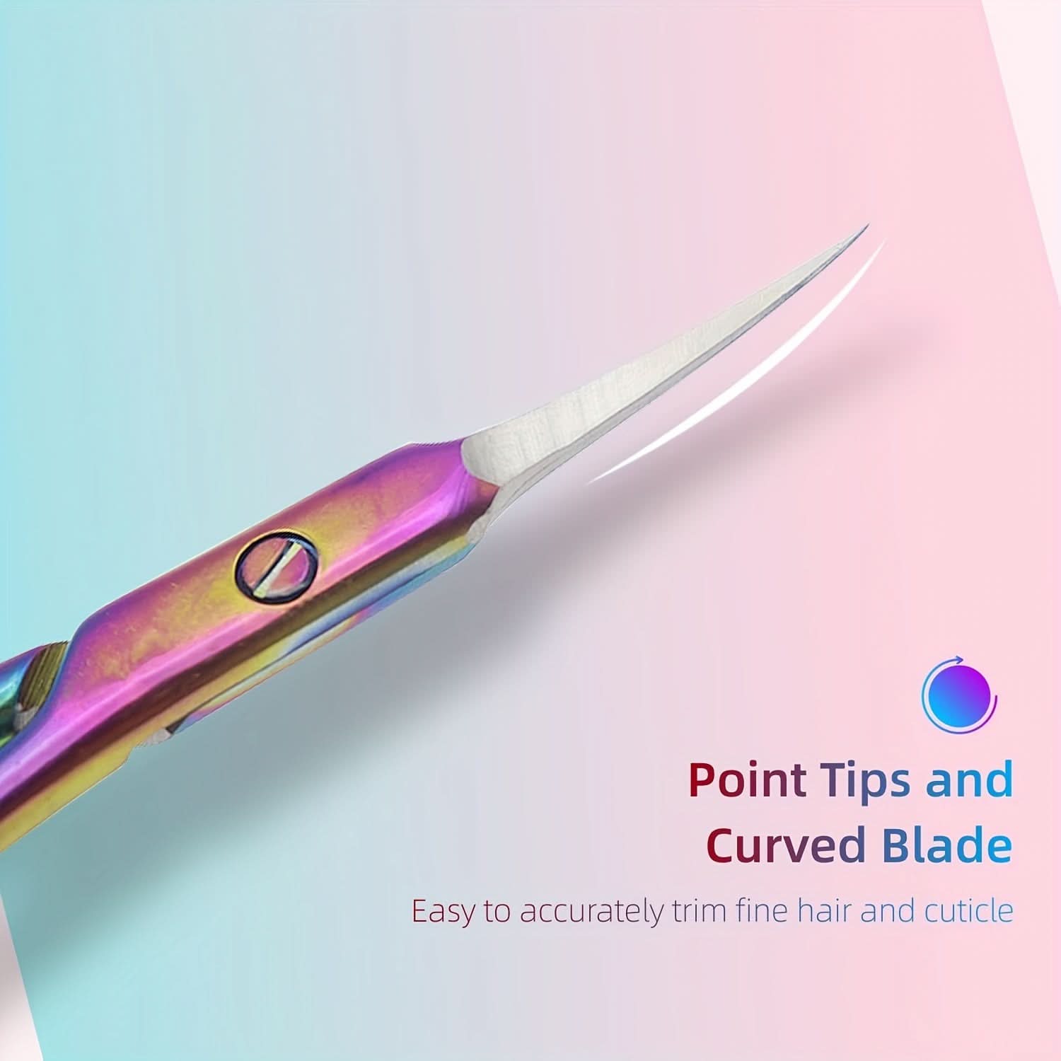 3pcs Professional Stainless Steel Cuticle Scissors