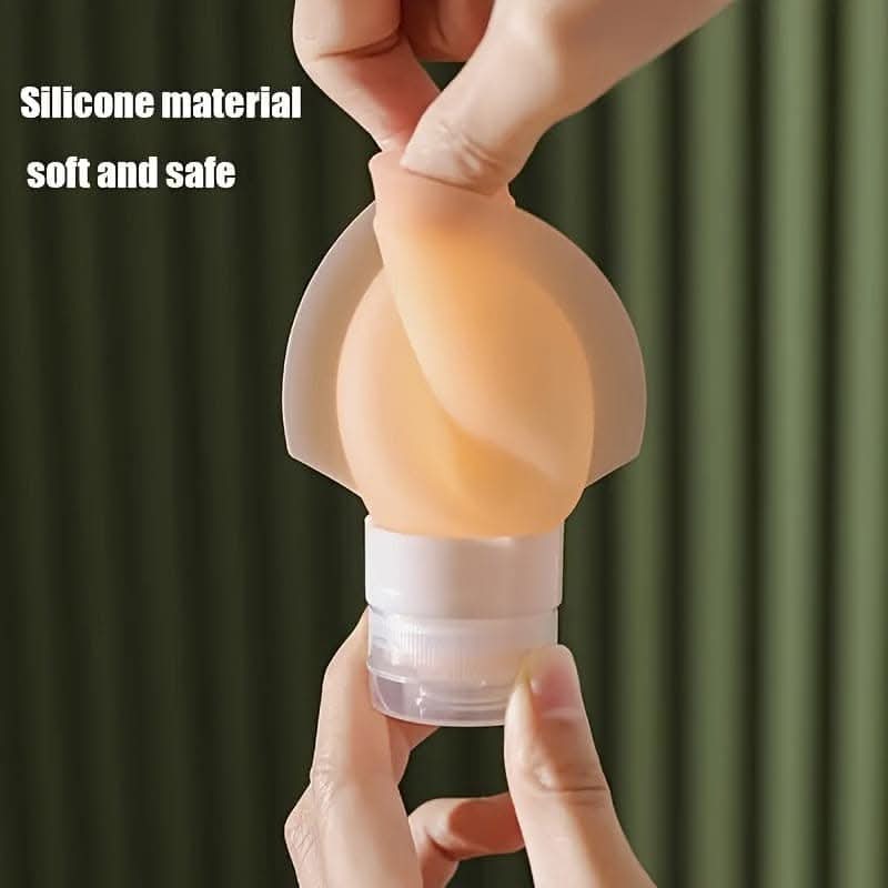 Silicone Travel Dispenser Bottles – Leak-Proof, Refillable, for Shampoo & Cosmetics